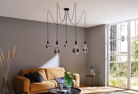Paulmann 28860 Vintage E27 dimmbare retro Filament LED Globe Rauchglas 4W extra warmweiß