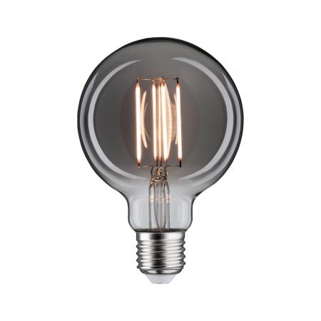 Paulmann 28865 Vintage dimmbare E27 retro Filament LED Globe 8W extra warmweiß Rauchglas