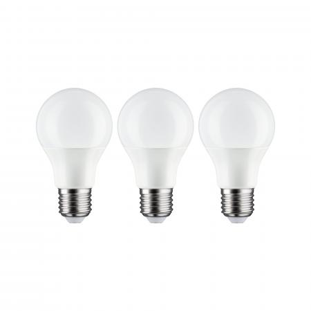 Paulmann 28871 3er-Pack Standard LED Birne E27 8W warmweiß Opal