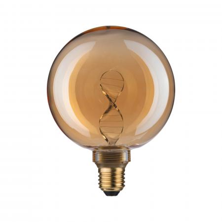Paulmann 28881 Inner Glow Edition E27 retro vintage LED Globe Helix 3,5W extra warmweiß Gold