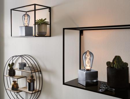 Paulmann 28886 Inner Glow Edition E27 LED Kolben Helix 3,5W extra warmweiß Rauchglas