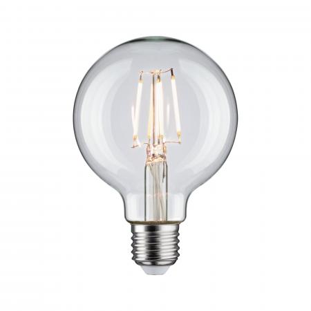 Paulmann 28955 Filament E27 LED Globe retro G80 4,8W neutralweiß  Klar