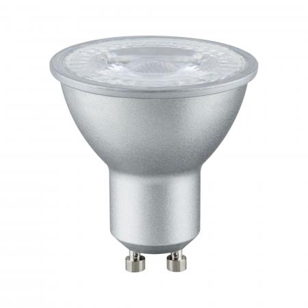 Paulmann 28975 Standard 230V LED Reflektor GU10 1er-Pack 230lm 4W 2700K Alu