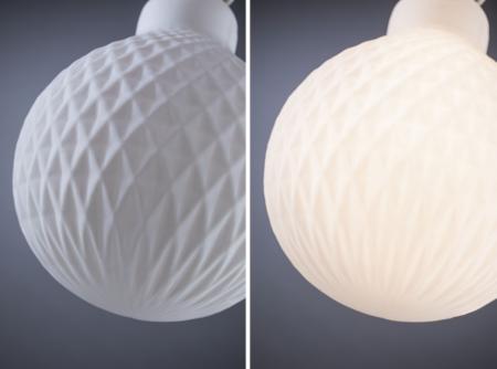 Paulmann 29077 White Lampion Filament 230V LED Globe G125 E27 400lm 4,3W 3000K dimmbar Weiß