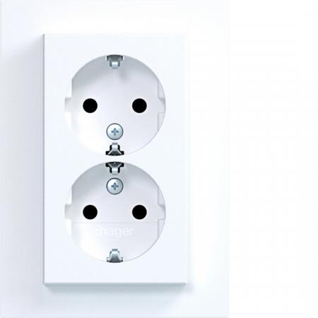 Hager D-STD SKO ADP ho. EHBS A.8 lichtweiß mt