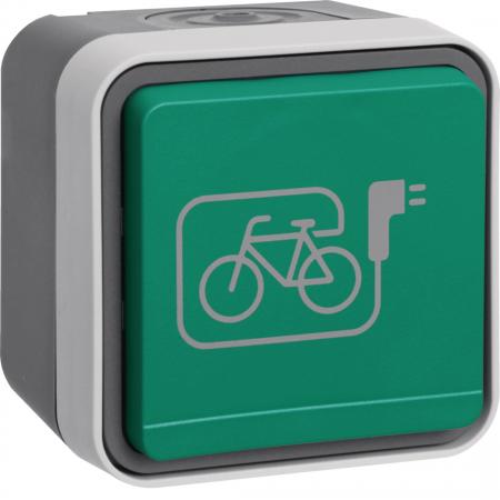 Hager Steckdose m SK-S grüner KD E-Bike W.1 gr