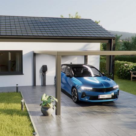 Hager witty one XVR111S 11 kW Wallbox Typ 2S mit RFID-Zugangskontrolle