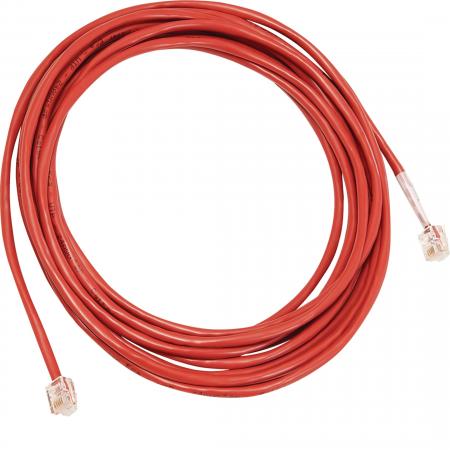 Hager Patch-Leitung RJ12 für LMN,rot,10m