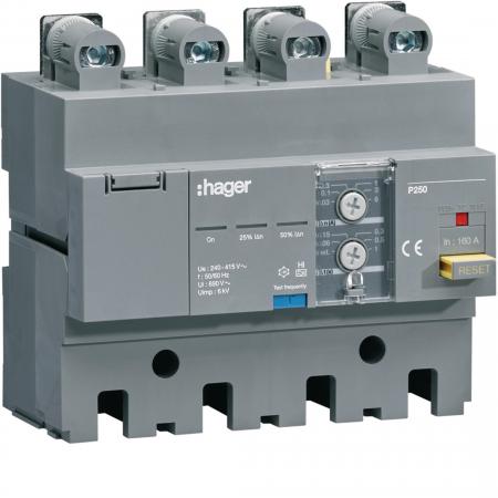 Hager FI-Block P250 4P 160A Idn 30 mA bis 6 A
