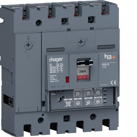 Hager Leistungssch. h3+ P250 LSI 4x250A 70kA