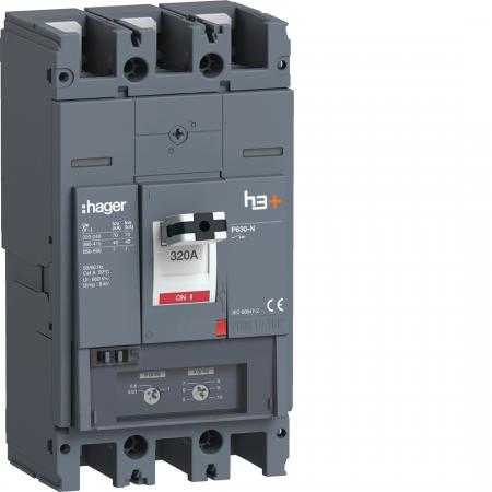 Hager Leistungsschalt. h3+ P630 TM 3x320A 40kA