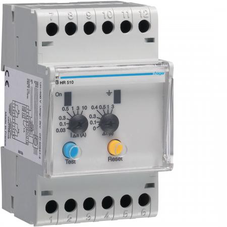 Hager FI-Relais 30mA-10A Zeitverzögert typ A