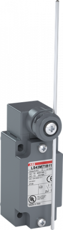 ABB LS43M71B11 Standard-Positionsschalter Metall-Gehäuse IP66 Verstellb. Edelstahl-Stabdrehhebel D=3