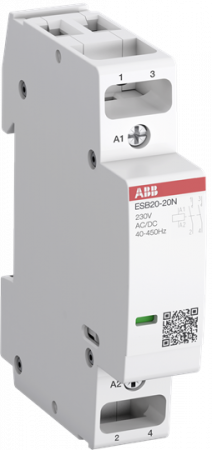 ABB ESB20-11N-01 Installationsschütz 20 A, 1S/1Ö, 24 V AC/DC