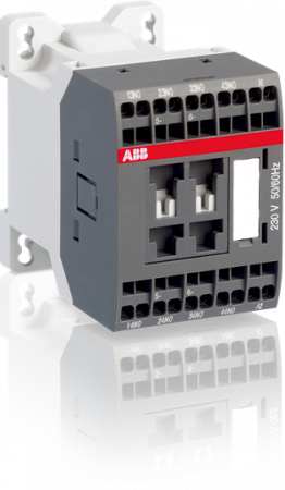 ABB NS31ES-20 Hilfsschütz, 24V 50/60Hz, 3S+1Ö, Federzuganschluss