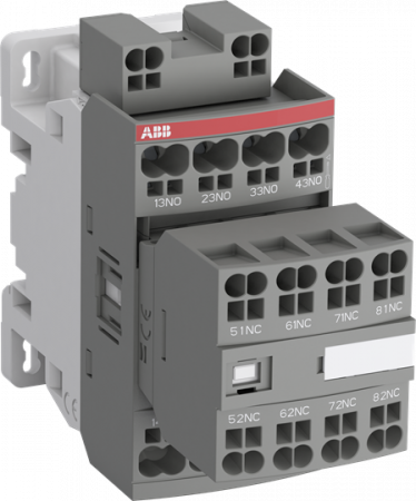 ABB NF62EK-14 Hilfsschütz, 250-500 V 50/60 Hz / DC, 6S+2Ö, Push-In Anschlussklemmen