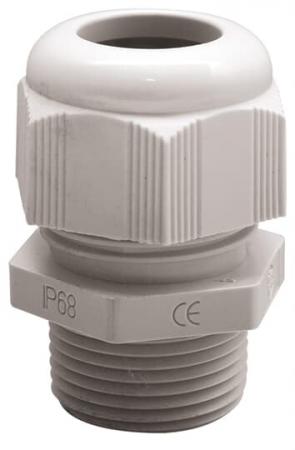 ABB F7022550 SIB-TEC Kabelverschraubung M25, Hellgrau, PA6, Ø8-14mm