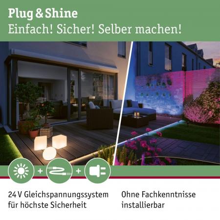 Paulmann 5063 Bundle Outdoor Plug & Shine MicroPen ZigBee 5 Stück IP67 3000K Smartphone