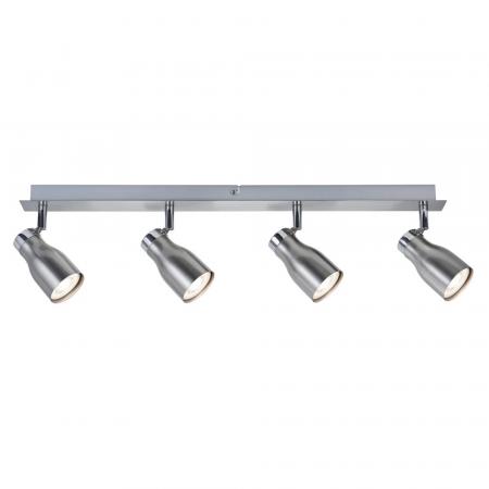 Paulmann 66689 Spotlight Meli 4-flammiger Deckenstrahler in Nickel satiniert