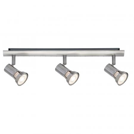 Paulmann 66700 Spotlight Teja 3-flammiger Deckenstrahler schwenkbar Nickel satiniert
