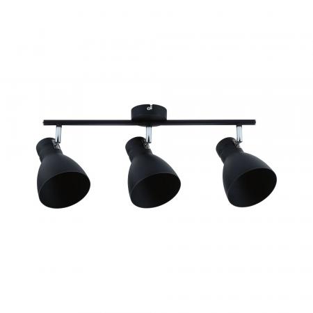 3-flammiger Paulmann Deckenstrahler Davy für 3 LED E27 Schwarz Metall 66761