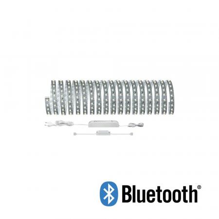 Paulmann 70907 Function MaxLED 500 Smart Home Bluetooth Basisset 10m 2700K 53.5W 230/24V Silber