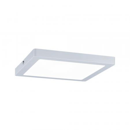 Weißes eckiges LED-Deckenpanel Atria 22x22cm in Weiß mit neutralweißem Licht Paulmann 70938