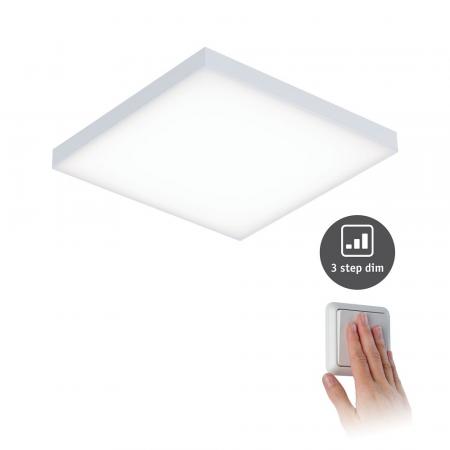 Wohnraum LED Panel dimmbar rahmenlos & sehr flach 225x 225mm in Weiß matt Paulmann 79820