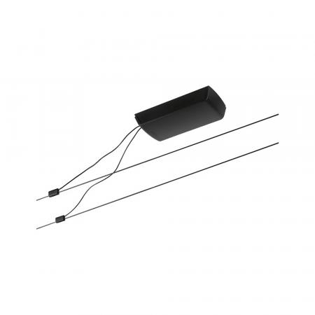 CorDuo LED-Seilset Basic Paulmann Schwarz Set aus Trafo und Seil 94496 ohne Spots