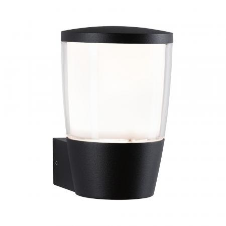 Paulmann 94740 LED Außenwandleuchte Bako modern seewasserresistent Spritzwasser geschützt 110x140mm max. 20W Anthrazit Aluminium