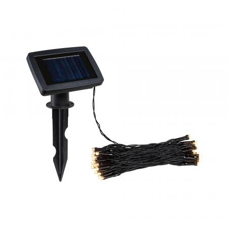 7,9 m Paulmann 94877 Solar Lichterkette Aurinka IP44 3000K mit Dämmerungssensor