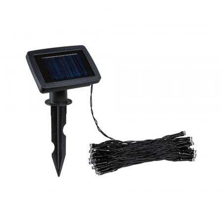 7,9 m Paulmann 94877 Solar Lichterkette Aurinka IP44 3000K mit Dämmerungssensor