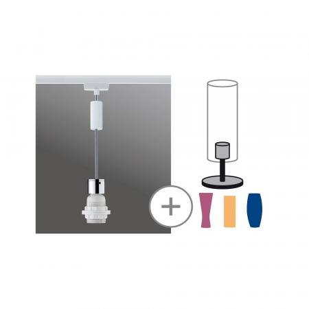 Paulmann 95437 Urail 2Easy Basic Pendel max 1x20W E27 Weiß/Chrom