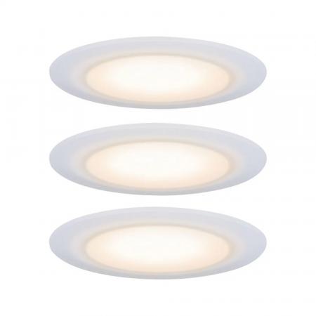 Paulmann 99942 Premium Einbauleuchte Set Suon warm-dim IP44 LED 3x6.5W 2000-2700K Satiniert