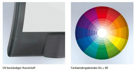 STEINEL XLED curved S LED Außenstrahler in Anthrazit