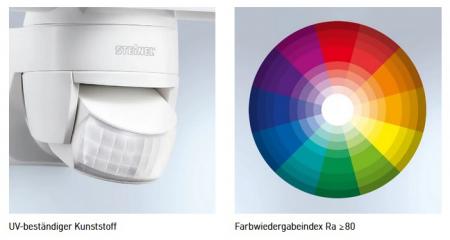 STEINEL XLED Home 2 XL S LED Sensorstrahler in Weiß schwenkbar