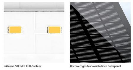 STEINEL XSolar SOL-O Wandlampe mit Sensor in Anthrazit