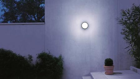 STEINEL L 330 S LED-Außenwandleuchte mit Sensor & Gitter