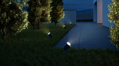 STEINEL Spot Garden LED Außenstrahler mit Erdspieß