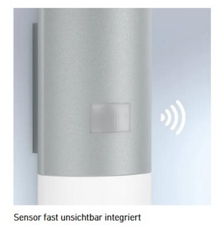 STEINEL L 910 S LED-Sensor Wandlampe in Silber