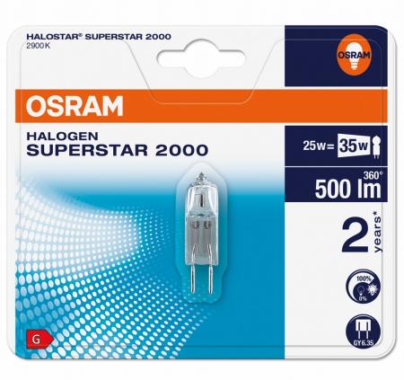 Osram  HALOSTAR SST 2000 25 W 12 V GY6.35