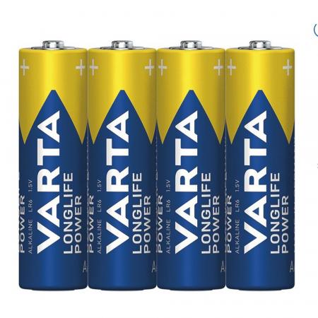 4er Pack  VARTA 04906 VE4/Tra Longlife Power Batterie Mignon AA/AM3 1,5V