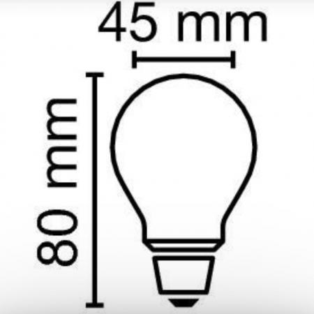 Radium LED Star Tropfenform matt 3,4W wie 40W 470lm 3000K warmweiß E14 300° dimmbar – Art. 44120860