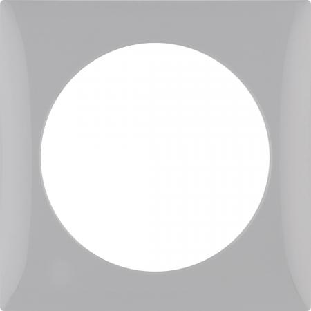 Berker 918272507 Rahmen 1fach Integro Flow grau glänzend