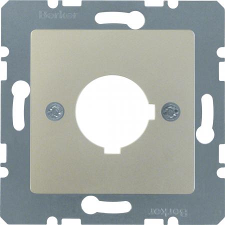 Berker 143204 Z-Platte f BG 22,5mm O Kr Zs E-Stahl La