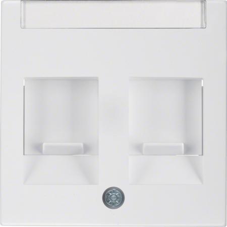 Berker 11818989 Zentralstück m Staubs u BF S.1 polarweiß
