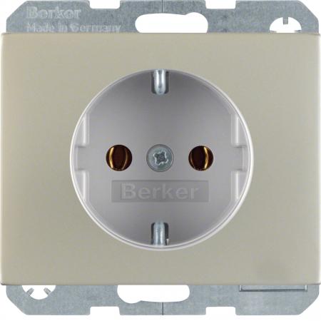 Berker 47357004 Steckdose SCHUKO erh BS K.5 Edelstahl
