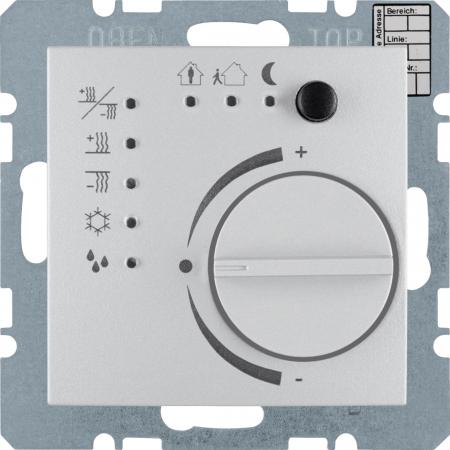 Berker 75441183 Raumtemperaturregler m Ta-Sst IB B.1Alu