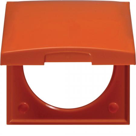 Berker 918282574 Rahmen 1f m Klappdeckel ITG Flow orange