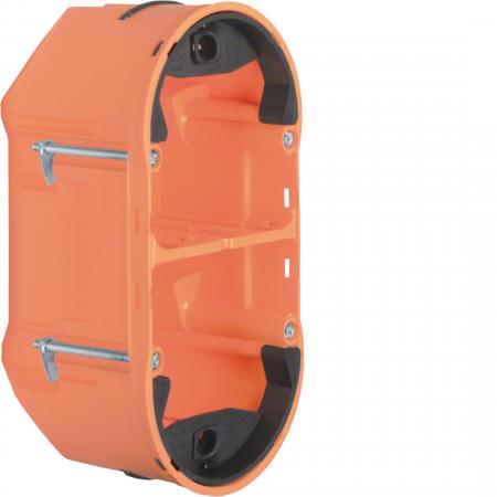 Berker 1870 Einbaudose 2fach TS Sensor orange matt